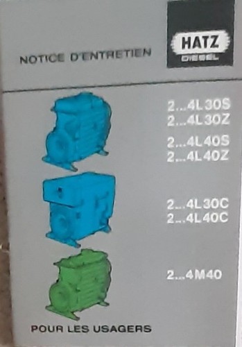 Manuel entretien moteur hatz - d,