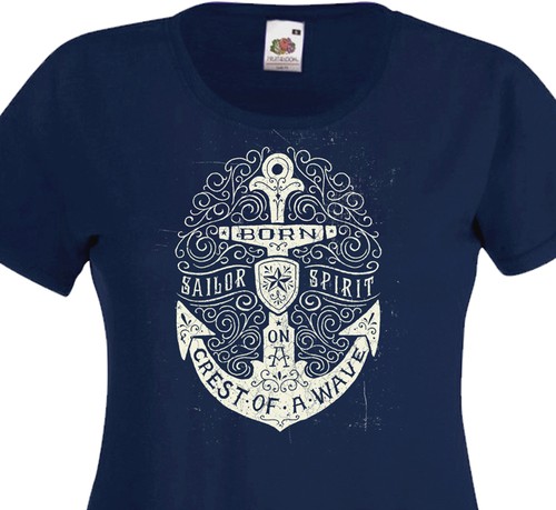 Shirt femme born a crest - born, on
