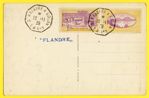 Cpa cachet maritime flandre - cpa,