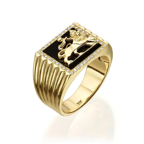 Lion judah 14k yellow - judah,