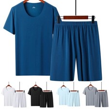 Ensemble de vêtements pour hommes pyjama homme soie glacée grande taille norma