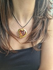 Pendentif ysl coeur - pendentif, yves