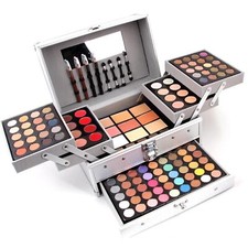 Coffret Maquillage 118 Couleurs Malette Maquillage Femme Professionnel Palett...