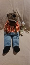  PELUCHE Doudou LOUP et Grand