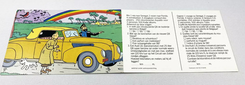Tintin lot 6 cartes - -,
