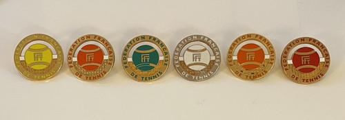 Serie broches tennis - serie, 6