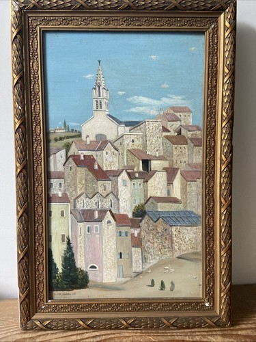 Huile sur carton - sur, schurr