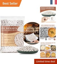 Sukh Poids à Tarte en Céramique 0,5 kg - Réutilisable pour Cuisine Élégante