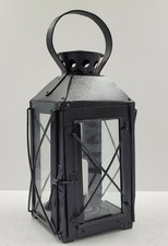 RARE French ANTIQUE TIN CANDLE LANTERN COMPLETE + Unusual Optional Oil Burner