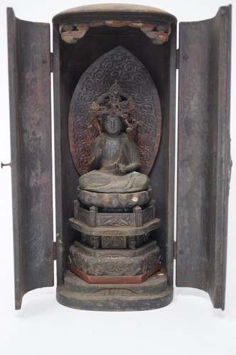 Bouddha bois dans coffret - dans,