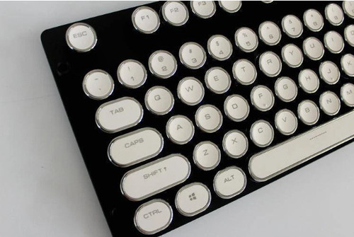Steampunk style typewriter - steampunk,