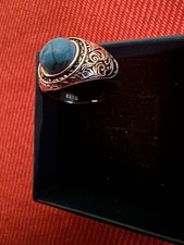 Bague En argent sertie d'une