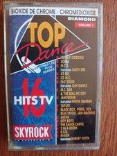 CASSETTE AUDIO TOP DANCE HITS VOL1 SKYROCK 1990