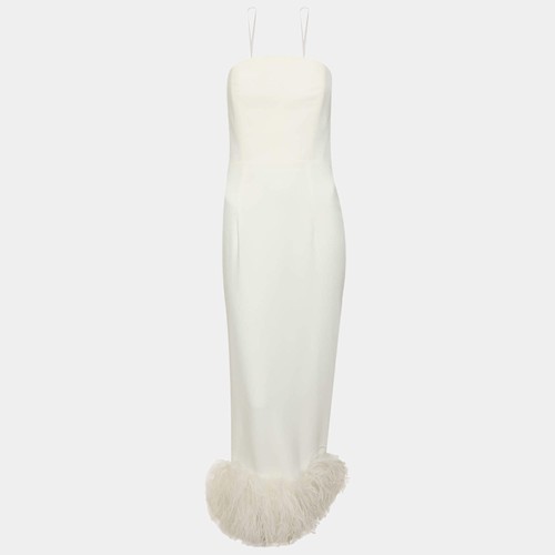 Robe midi sans bretelles