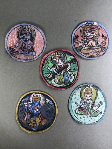 Miniatures indiennes gouache - miniatures,