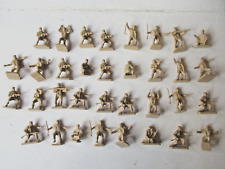 1/72  AIRFIX 01732 LOT 32 FIGURINES  BRITISH COMMANDOS BEIGE WWII HO OO