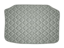 Matelassé Cuir artificiel GRIS Tapis coffre pour Seat Ibiza III 3,5p, H/B 2002-2