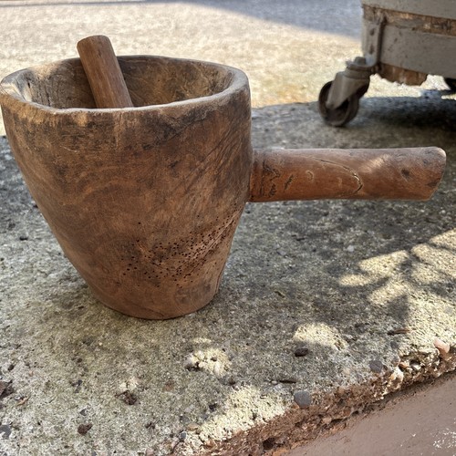 Vintage ancien petit mortier - petit,