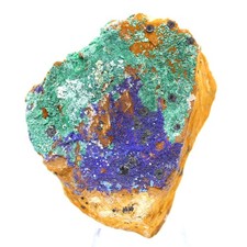 Cristaux azurite malachite - azurite,