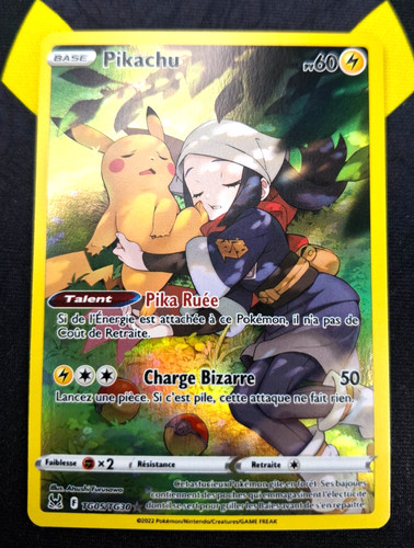 Carte pokémon pikachu - carte,
