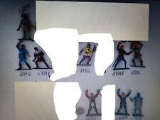 (20) lot de 9 soldats sudiste nordiste chevalier Cassé starlux