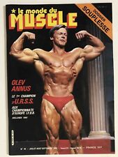 ►LE MONDE DU MUSCLE n°49 - 1984 - OLEV ANNUS - BOB PARIS - CALLENDER - DJAON