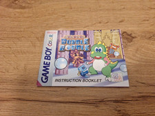 Notice Bubble Bobble Color Gba