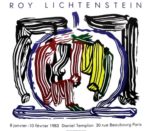 Roy lichtenstein affiche expo - roy,