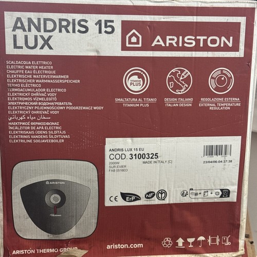 Chauffe eau ariston15litre sur - eau,