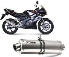Pot D'Echappement Complet Storm by Mivv Gp Acier Honda Cbr 125 R 2004 > 2010