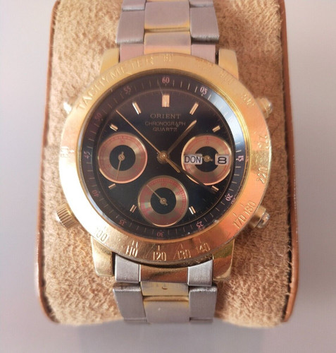 Orient chronograph watch gold - chronograph,