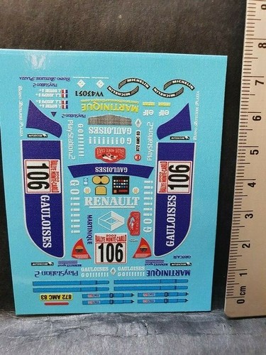 Decals renault clio 1600 - renault,