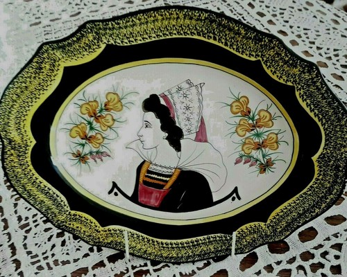 Faïence henriot quimper plat - faïence,
