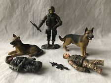 Forces Of Valor Unimax : militaire, armée, guerre : lot de soldats et chiens