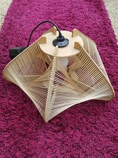 LUSTRE SUSPENSION FIL BOIS