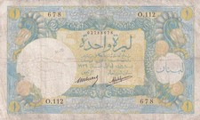 1 Livre - Banque de Syrie et du Liban - 1939 - Série O.112
