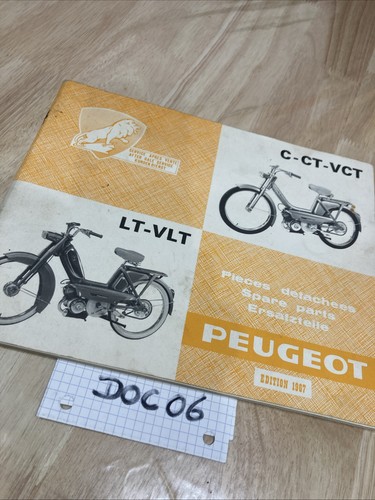 Peugeot parts list cyclomoteur