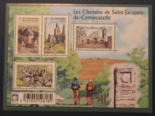 Bloc feuillet BF4725 - Les chemins Saint-Jacques-de-Compostelle - 2013 - Neuf **