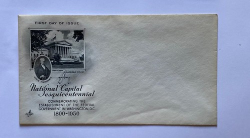Usa fdc national capital - usa, ,