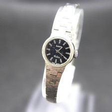 Montre Rado Corinne manuelle noire ronde vintage 17 mm Swiss Made Ladies