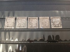 France taxe Y&T n° 10, 14, 15, 16 et 18 oblitérés