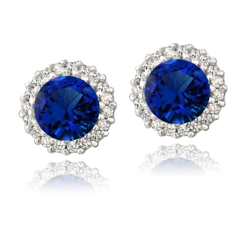 Boucle oreille stud halo - d'oreille,
