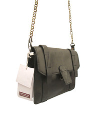 - COMPTOIR DES COTONNIERS petit sac à main bandoulière cuir  vintage bag