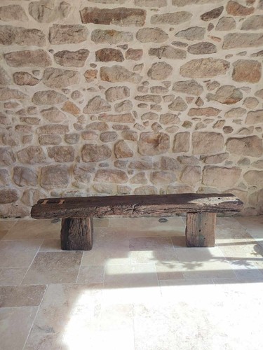 Banc centenaire chêne avec - en,