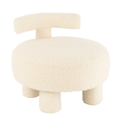 Pouf design avec dossier - avec,