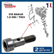 Vis banjos bas tuyau graissage huile turbo 1,6 hdi 037660 037656 0376.60 0376.56