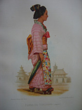 Belle lithographie d'une femme
