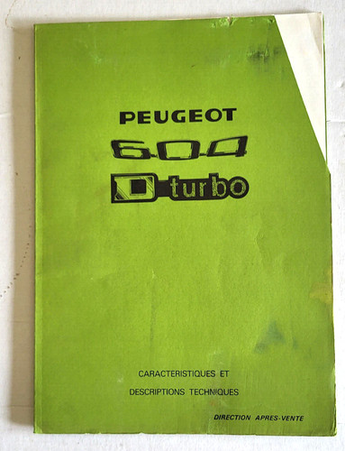 Peugeot 604 turbo guide - /,