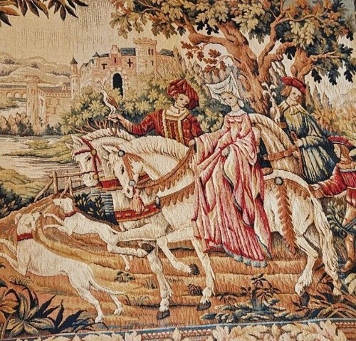 Tapisserie murale la chasse - tapisserie,