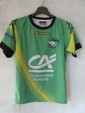 Maillot rugby VERTOU XIII porté n°2 KAPPA kid shirt 164 14 ans
